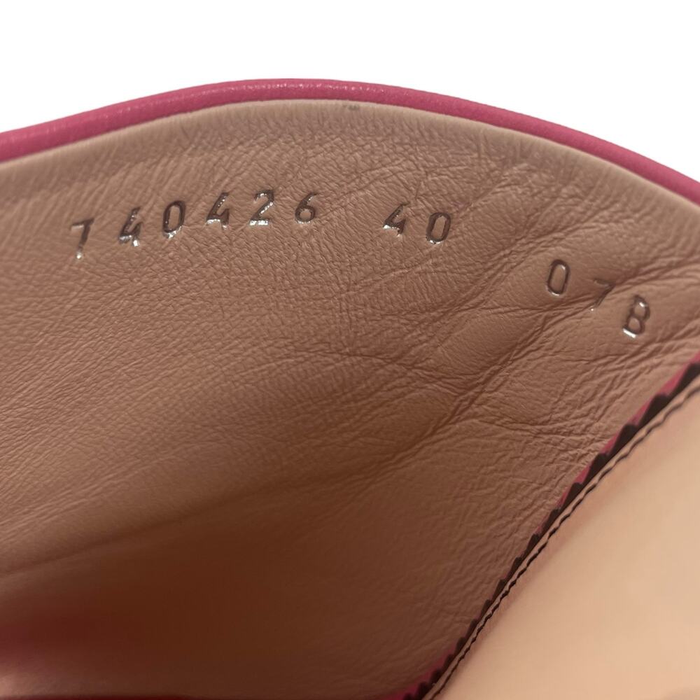 Gucci GG Studs Leather Platform Slide Sandal Rhodamine Pink Size 40 - Picture 12 of 14